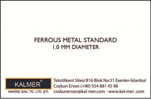 1.0 Ferrous test kartı